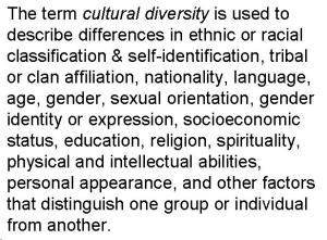 defination of diversity